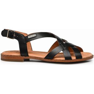 Pikolinos - Algar - Sandaal - Black - 100% Rundleer - Gewatteerde Inlegzool