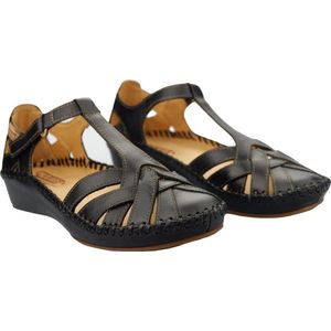 Pikolinos - P. Vallarta 655-0732ST - Slippers - Zwart - Rundleer