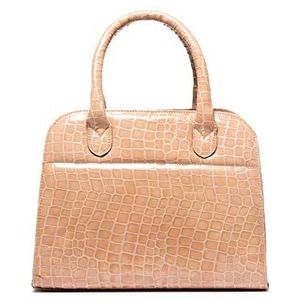 L'Intervalle Dames Dominique stoffen tas, M, Tan Croco, Medium