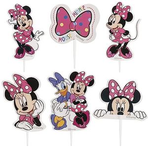 dekora - Minnie Mouse Papieren Cupcake Maken en Decoreren Kit - 6 Modellen 30 Eenheden