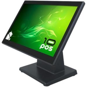 10pos - At16 Rk3566 - 15.6 Inch Flat Capacitive Touch Terminal - Zwart - Android