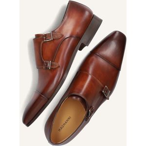 Magnanni - Siros - Geklede Schoen - Cognac - Leer