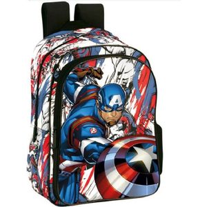 Captain America - Rugzak - 3d - 43 cm / Top kwaliteit -The Avengers - Shield