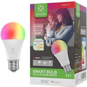 WOOX R9077 Slimme Zigbee led lamp E27 (RGB + 2700 - 6500K)