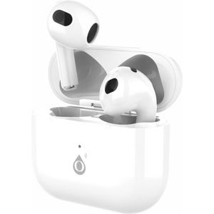 Oordopjes draadloos nieuwe model 2023 NC3191 | Draadloze Oordopjes met Active Noise Cancelling | Bluetooth Oordopjes | Geschikt voor o.a. Apple iPhone en Android - Wit