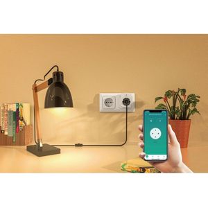 WOOX R6118 - Smart Plug - Energy Monitoring - Alexa & Google Assistant - No Hub Required