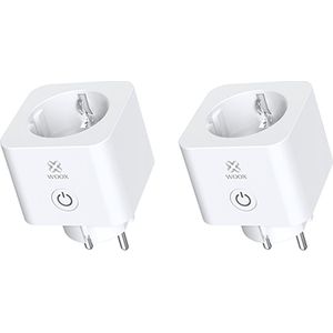Woox R6113 2-Pack - Smart Plug - Energy Monitoring - Alexa & Google Assistant - No Hub Required