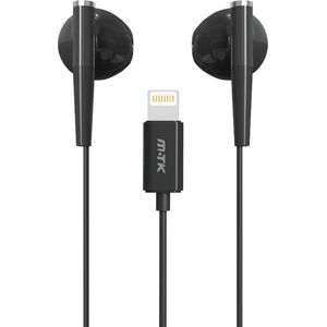 Oordopjes met draad Model TC3214 - Stereo earbuds - Lightning Bluetooth Oordopjes met Lightning Connector (Zwart)