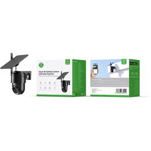 WOOX - R4250 - Smart Buitencamera - Zwart - Full-HD - Met Zonnepaneel