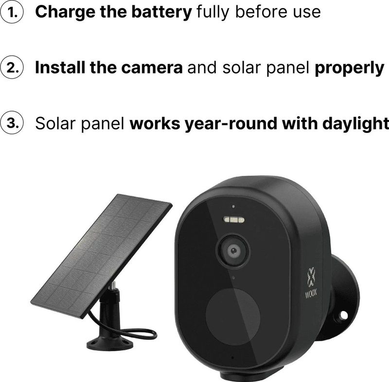 WOOX - R4253-W - Beveiligingscamera - Wit - Weerbestendig