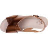 Suecos Ros sandalen dames - brons - comfortabel - schokabsoberend - antibacterieel - flexibele zool