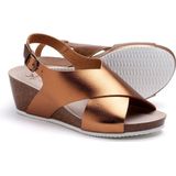 Suecos Ros sandalen dames maat 36 - brons - comfortabel - schokabsoberend - antibacterieel - flexibele zool