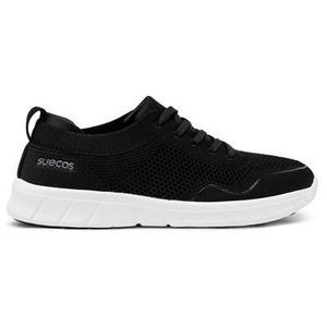 Suecos - Lätt - Medische Sneaker - Zwart - Microfiber - Anti-slip EVA Rubberzool