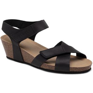 Suecos - Idun - Sandalen - Zwart - Natuurkurk - Antibacterieel Microfiber