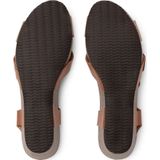 Suecos Idun sandalen dames maat 36 - cognac - comfortabel - schokabsorberend - antibacterieel - flexibele zool - sleehak