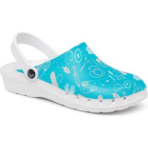 Suecos Oden Fusion medische klompen maat 37 – medical blue – vermoeide voeten – pijnlijke voeten - ultralicht – schokabsorberend - ergonomisch – anti slip - ademend – antibacterieel – verpleging – zorg – horeca - vrije tijd