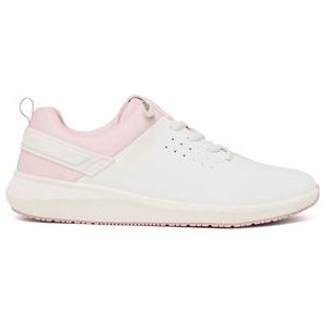 Suecos Dag schoenen maat 37 – wit-roze – vermoeide voeten – pijnlijke voeten - ultralicht – schokabsorberend - ademend – anti slip - waterafstotend – dry fit - verstelbare veters – horeca – zorg – vrije tijd