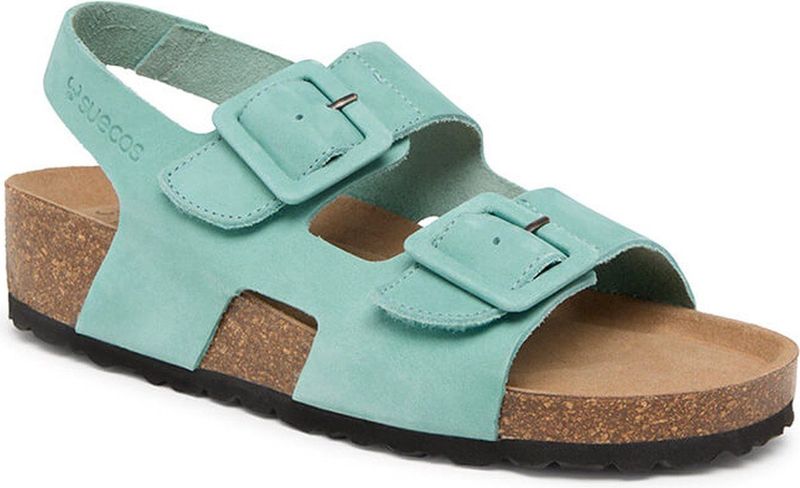 Suecos - Sommar - Sandalen - Aqua - Nubuckleer