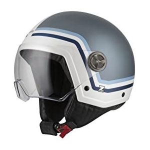 NZI Zeta 2 Minijet-helm, uniseks, volwassenen, donker titanium, maat XL