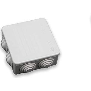Waterdichte doos 80 x 80 mm, dekvloer, waterdicht, ideaal voor elektrische verbindingen en bescherming van elektrische componenten.