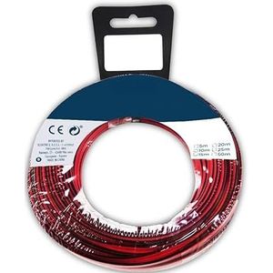 Parallel audiokabel 10m audiokabel rood/zwart audiokabel audiokabel sectie 2x0,75mm