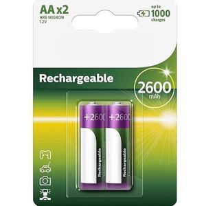Oplaadbare batterij R6B4B260/10 AA, 2 stuks voor een langere levensduur