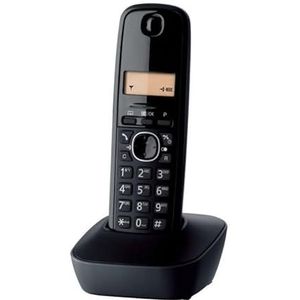 Prendeluz - Draadloze Telefoon - Zwart - 4,6 cm Display met Achtergrondverlichting