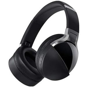 PRENDELUZ Draadloze zwarte hoofdtelefoon, Q7 hoofdband met bluetooth en microfoon