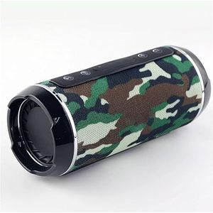 PRENDELUZ Bluetooth militaire luidsprekers: V4.2 + EDR, draagbaar, FM-radio, micro-SD-kaartlezer IP67