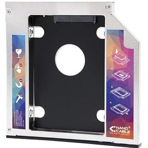 Adapter voor 7,0 mm harde schijf, ideaal voor de installatie van een tweede harde schijf, voor draagbare optische drives van 9,5 mm