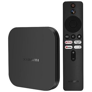Xiaomi TV Box S (2e Generatie) - Ultra 4K HD Streaming Media Player, 2GB RAM + 8GB ROM, Google TV, Dolby Vision, HDR10+, Dolby Atmos, DTS-HD Geluid, Draadloze Projectie
