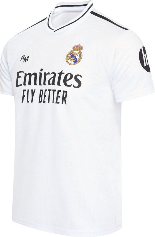 Real Madrid - Thuis Shirt - Wit - Voetbalshirt Volwassenen - Officiële Merchandise