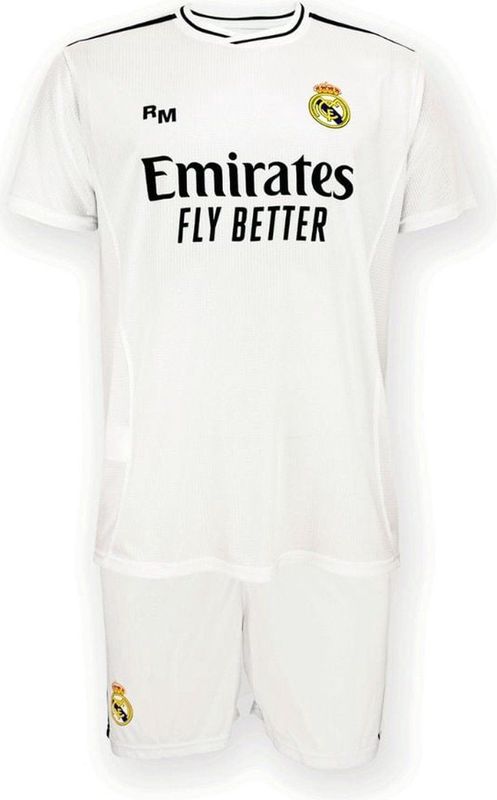 Real Madrid - Thuis Tenue 2024/2025 - Voetbaltenue Kinderen - Wit - Shirt en Broekje
