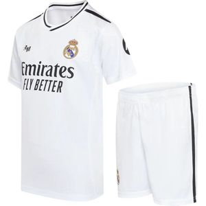 Real Madrid - Thuis Tenue - Voetbaltenue Kinderen - Wit - 100% Polyester