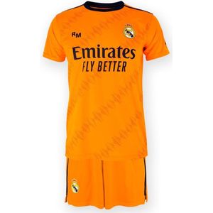 Real Madrid - Uit Tenue 2024/2025 - Voetbaltenue - Kinderen - Shirt en Broekje - Officiële Merchandise