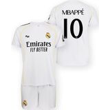 Real Madrid - 25/26 Mbappé - Thuistenue - Wit - Shirt & Broekje