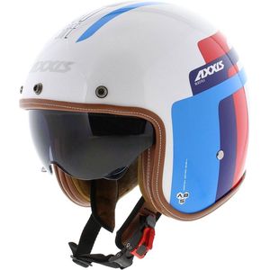 Axxis Hornet SV jethelm Old Style glans blauw S - Motorhelm / Brommerhelm
