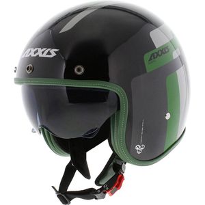 Axxis Hornet SV jethelm Old Style glans groen L - Motor / Scooter helm