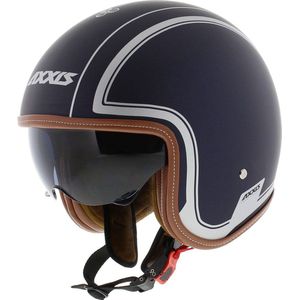 Axxis - Hornet Royal - Jethelm - Mat Blauw - Ingebouwd Zonnevizier