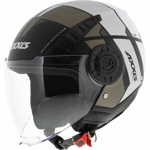 Axxis Metro jethelm Cool mat grijs XS - Scooterhelm / Brommerhelm