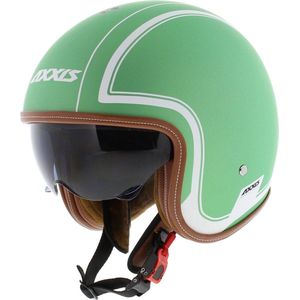 Axxis - Hornet SV - Jethelm - Royal Mat Groen - Motorhelm - Premium Afwerking