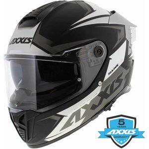 Axxis Hawk SV Evo Integraal helm Ixil mat zwart titanium S - Motorhelm / Brommerhelm
