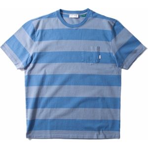 Edmmond Studios - Faran Stripes - T-shirt - Blauw