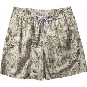 Edmmond Studios - City - Zwemshort - Plain Olive - Polyester