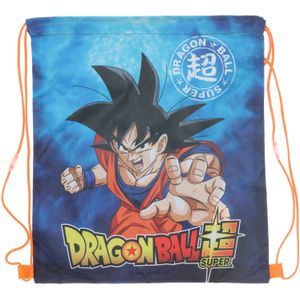 Dragon Ball Z - Goku Illustratie - Gymtas - Blauw - Lichtgewicht