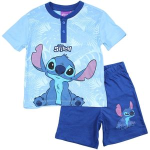 Disney - Lilo & Stitch - Pyjama - Blauw - Shortama