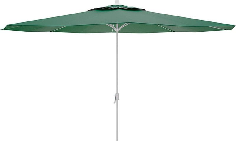 Marbueno Stalen Parasol 8 Ribben D300 cm Polyester Groen Tuin, Zwembad en Terras 10190