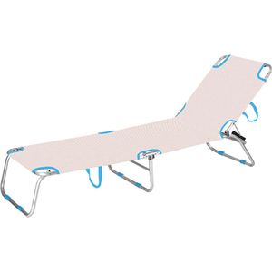 Solstol Marbueno Aluminium Opvouwbaar 187 x 24 x 58 cm