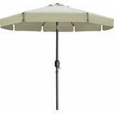 Marbueno Parasol Staal 8 Spaken D300 cm Polyester Beige Tuin, Zwembad, Terras