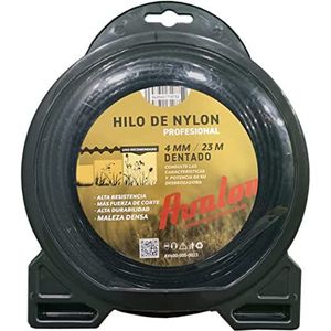 Avalon - Universele nylon tanddraad voor bosmaaier en grasmaaiers (4,5 mm x 18 m)